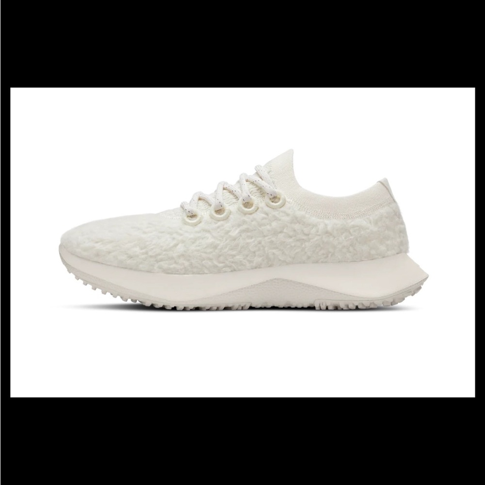 NWT Allbirds Women's Wool Dasher Fluff - Natural White - Size 8 - Picture 2 of 6